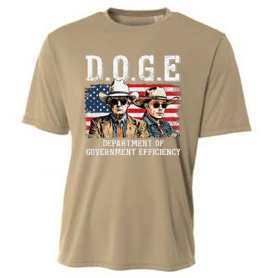 Department Of Government Efficiency Doge Trump Cooling Performance Crew T-Shirt