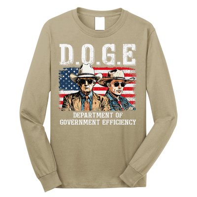Department Of Government Efficiency Doge Trump Long Sleeve Shirt