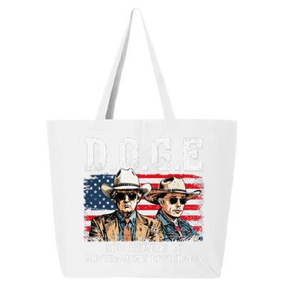 Department Of Government Efficiency Doge Trump 25L Jumbo Tote