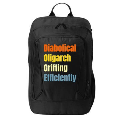 Diabolical Oligarch Grifting Efficiently Doge City Backpack