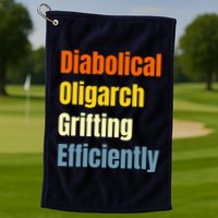 Diabolical Oligarch Grifting Efficiently Doge Golf Towel
