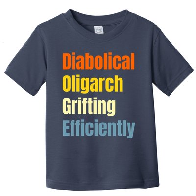 Diabolical Oligarch Grifting Efficiently Doge Toddler T-Shirt