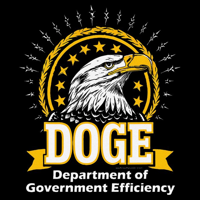 Department Of Government Efficiency Funny Trump 2024 Doge Drawstring Bag
