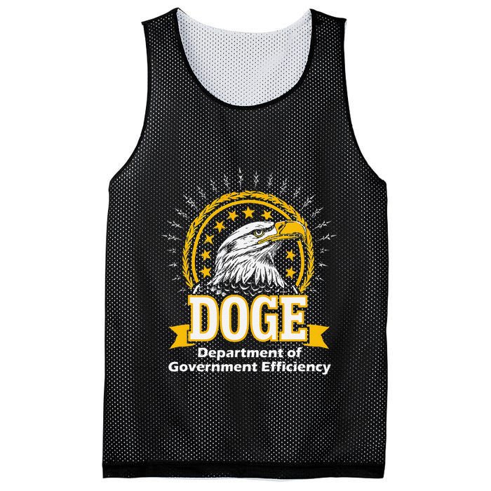 Department Of Government Efficiency Funny Trump 2024 Doge Mesh Reversible Basketball Jersey Tank