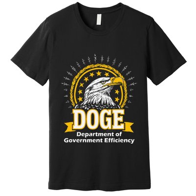 Department Of Government Efficiency Funny Trump 2024 Doge Premium T-Shirt