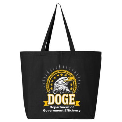 Department Of Government Efficiency Funny Trump 2024 Doge 25L Jumbo Tote