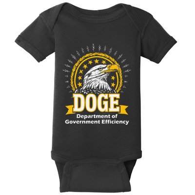 Department Of Government Efficiency Funny Trump 2024 Doge Baby Bodysuit