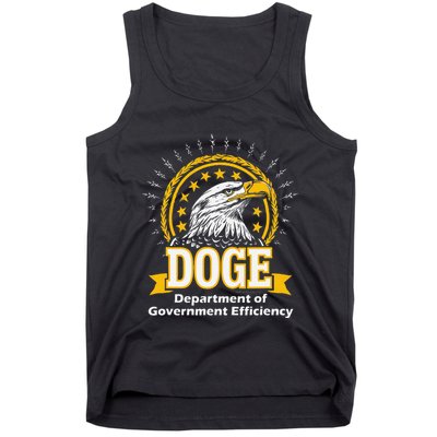 Department Of Government Efficiency Funny Trump 2024 Doge Tank Top