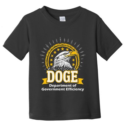 Department Of Government Efficiency Funny Trump 2024 Doge Toddler T-Shirt