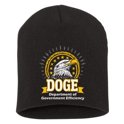 Department Of Government Efficiency Funny Trump 2024 Doge Short Acrylic Beanie