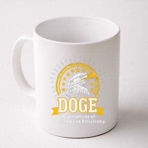 Department Of Government Efficiency Funny Trump 2024 Doge Coffee Mug