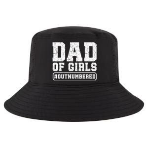 Dad Of Girls Outnumbered Funny Gift For Dad Cool Comfort Performance Bucket Hat