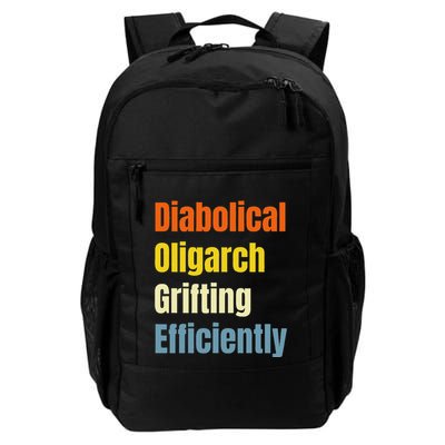 Diabolical Oligarch Grifting Efficiently Doge Daily Commute Backpack