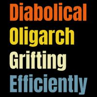 Diabolical Oligarch Grifting Efficiently Doge Wool Snapback Cap
