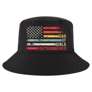 Dad Of Girls Outnumbered Father Cute Gift Cool Comfort Performance Bucket Hat