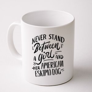 Dog Owner Gift A And Her American Eskimo Dog Great Gift Coffee Mug