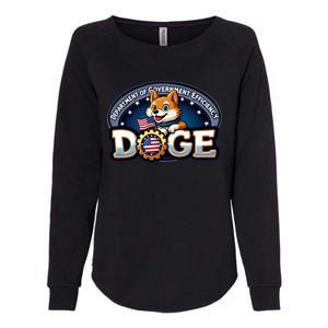 Department Of Government Efficiency D.O.G.E | Elon Womens California Wash Sweatshirt