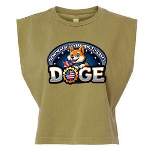 Department Of Government Efficiency D.O.G.E | Elon Garment-Dyed Women's Muscle Tee