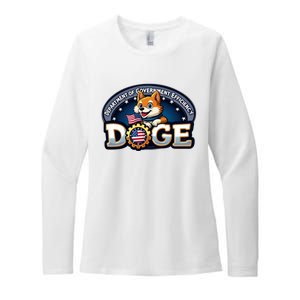 Department Of Government Efficiency D.O.G.E | Elon Womens CVC Long Sleeve Shirt