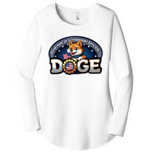 Department Of Government Efficiency D.O.G.E | Elon Women's Perfect Tri Tunic Long Sleeve Shirt