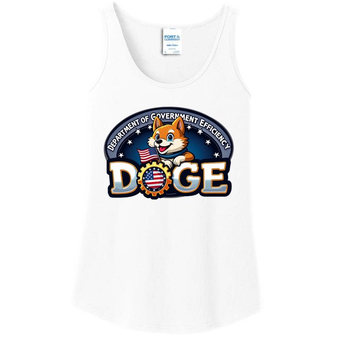 Department Of Government Efficiency D.O.G.E | Elon Ladies Essential Tank