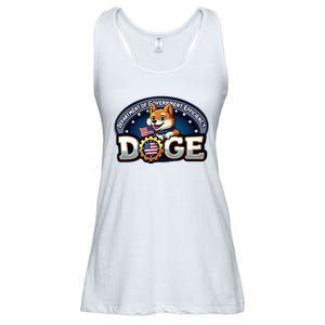 Department Of Government Efficiency D.O.G.E | Elon Ladies Essential Flowy Tank