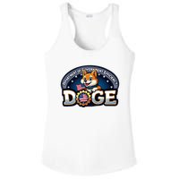 Department Of Government Efficiency D.O.G.E | Elon Ladies PosiCharge Competitor Racerback Tank