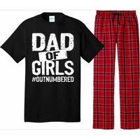 Dad Of Girls Outnumbered Funny Girl Dad Pajama Set