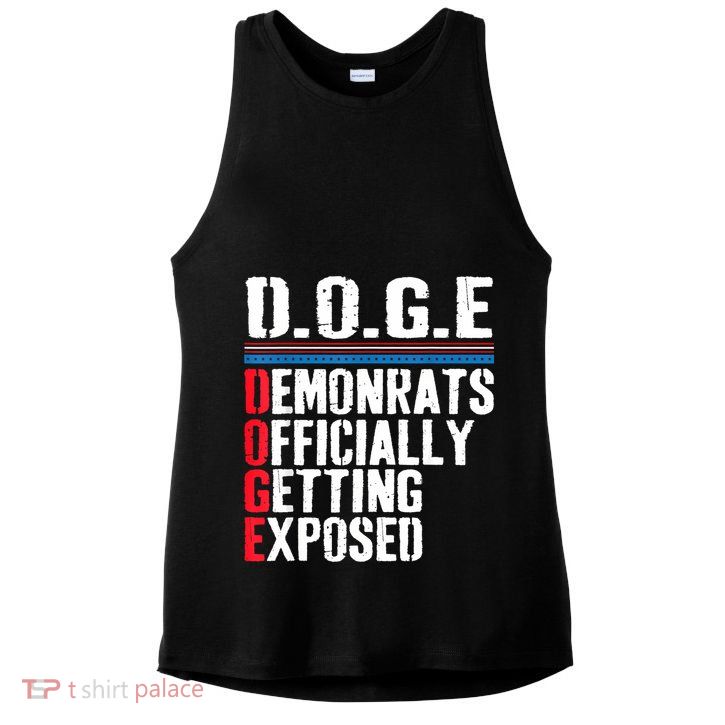 Democrat Officially Getting Exposed Trump 2025 Ladies PosiCharge Tri-Blend Wicking Tank