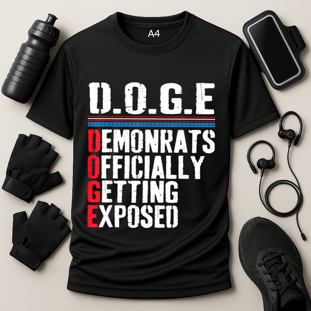 Democrat Officially Getting Exposed Trump 2025 Cooling Performance Crew T-Shirt