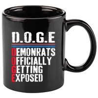 Democrat Officially Getting Exposed Trump 2025 11oz C Handle Ceramic Mug