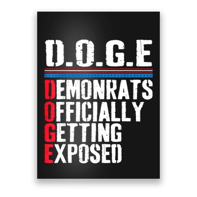 Democrat Officially Getting Exposed Trump 2025 Poster