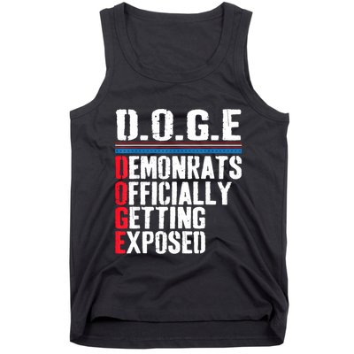 Democrat Officially Getting Exposed Trump 2025 Tank Top
