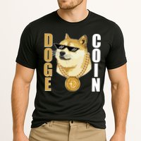 Doge Coin Gansta Thug Dogecoin Crypto Currency Cooling Performance Crew T-Shirt