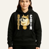 Doge Coin Gansta Thug Dogecoin Crypto Currency Hoodie