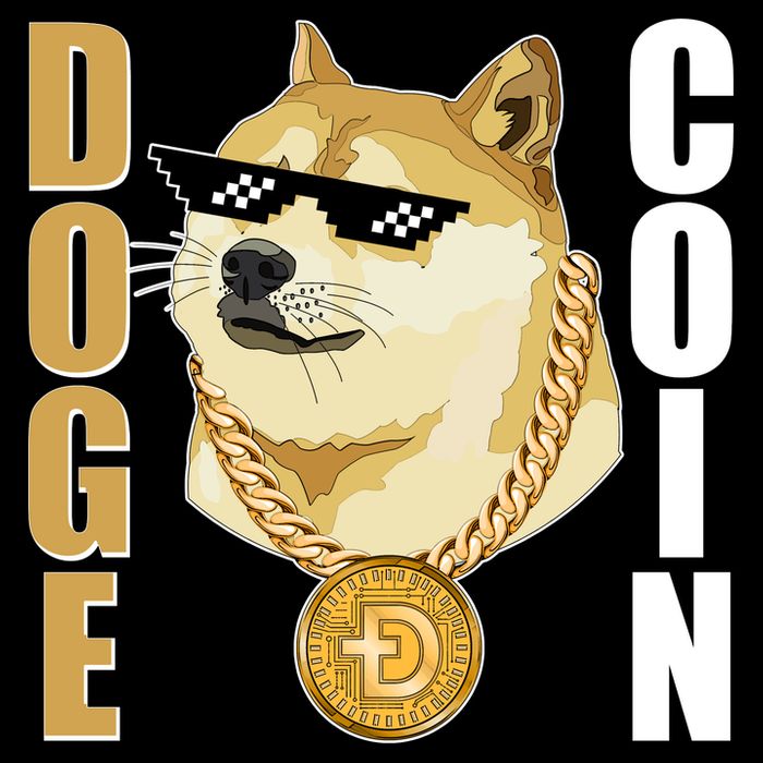 Doge Coin Gansta Thug Dogecoin Crypto Currency Hoodie