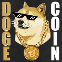 Doge Coin Gansta Thug Dogecoin Crypto Currency Adult Drive Performance Visor