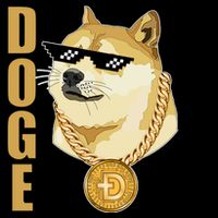 Doge Coin Gansta Thug Dogecoin Crypto Currency Mug