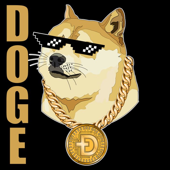 Doge Coin Gansta Thug Dogecoin Crypto Currency Mug