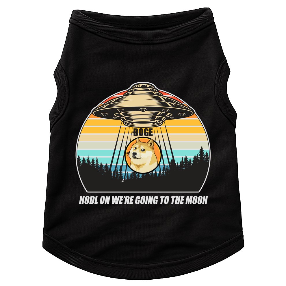 Doge Coin UFO Doge Crypto Currency To The Moon Doggie Tank