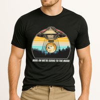 Doge Coin UFO Doge Crypto Currency To The Moon Performance Shirt