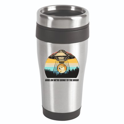 Doge Coin UFO Doge Crypto Currency To The Moon 16oz Travel Tumbler