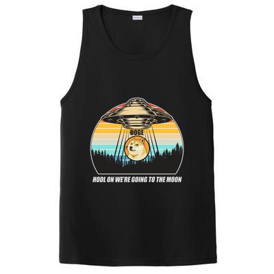 Doge Coin UFO Doge Crypto Currency To The Moon PosiCharge Competitor Tank