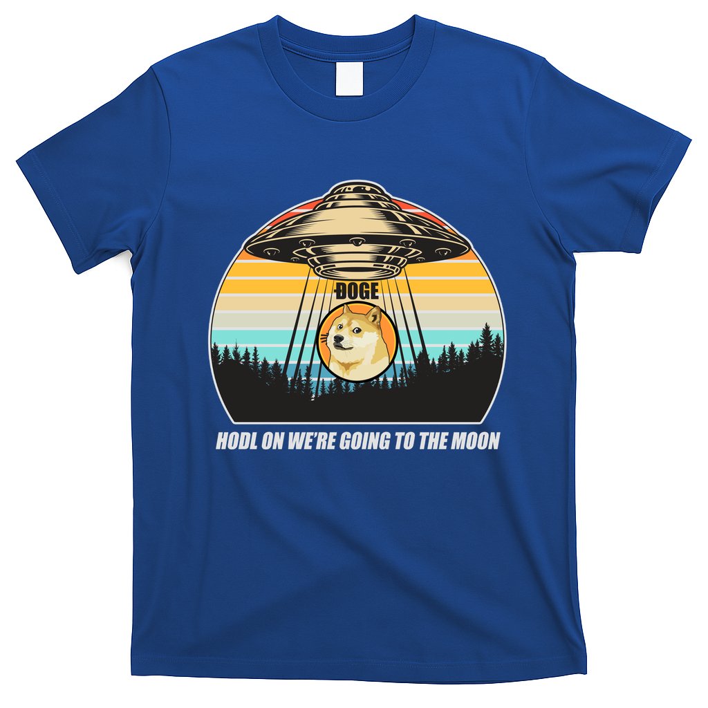 Doge Coin UFO Doge Crypto Currency To The Moon T-Shirt