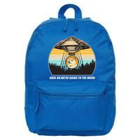 Doge Coin UFO Doge Crypto Currency To The Moon 16 in Basic Backpack