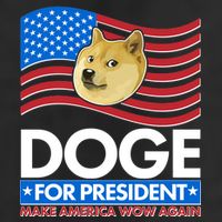 DOGE For President Make America Wow Again Adult Drive Performance Visor