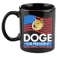 DOGE For President Make America Wow Again 11oz C Handle Ceramic Mug