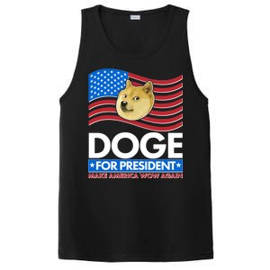 DOGE For President Make America Wow Again PosiCharge Competitor Tank