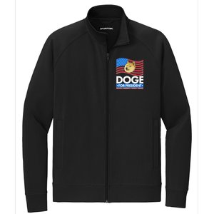 DOGE For President Make America Wow Again Stretch Full-Zip Cadet Jacket