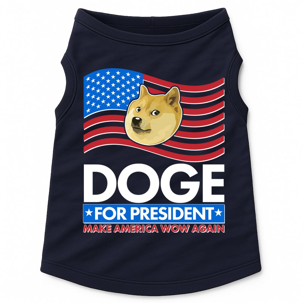 DOGE For President Make America Wow Again Doggie Tank